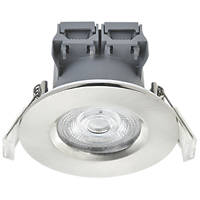 LAP  Fixed  LED Downlight Brushed Nickel 5W 370lm 10 Pack