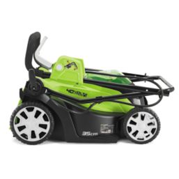 Greenworks  40V 1 x 2.0Ah Li-Ion   Cordless 35cm Lawn Mower