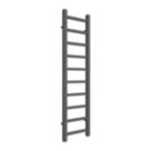 Reina 1200mm x 300mm 997BTU Anthracite Flat Designer Towel Radiator