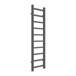 Reina 1200mm x 300mm 997BTU Anthracite Flat Designer Towel Radiator