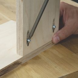 Trend PH/8X37/200C Square Flange Self Tapping Pocket Hole Screws Coarse Thread No. 8ga x 1 1/2" 200 Pack