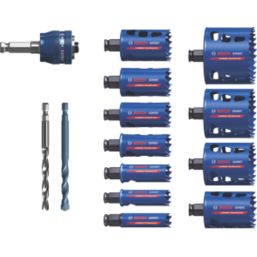 Bosch Expert 11-Saw Multi-Material Holesaw Set