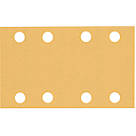 Bosch Expert C470 120 Grit 8-Hole Punched Multi-Material Sanding Sheets 133mm x 80mm 10 Pack