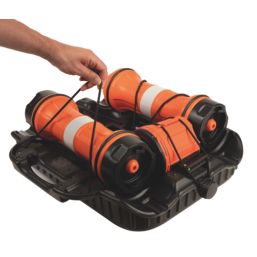 EasyExtend  Barrier Post & Head Kit (Yellow & Black) 10m