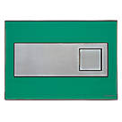 Fluidmaster Schwab Caro 9228 Dual-Flush Flushing Plate Mint Green