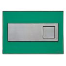 Fluidmaster Schwab Caro 9228 Dual-Flush Flushing Plate Mint Green