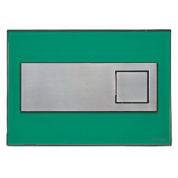 Fluidmaster Schwab Caro 9228 Dual-Flush Flushing Plate Mint Green