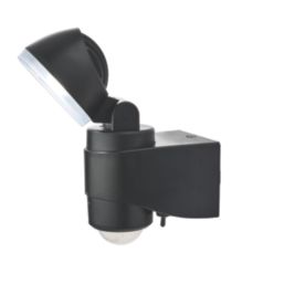 Saxby Laryn Outdoor LED Floodlight With PIR Sensor Black 1 x 2W 160lm