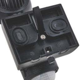 Saxby Laryn Outdoor LED Floodlight With PIR Sensor Black 1 x 2W 160lm