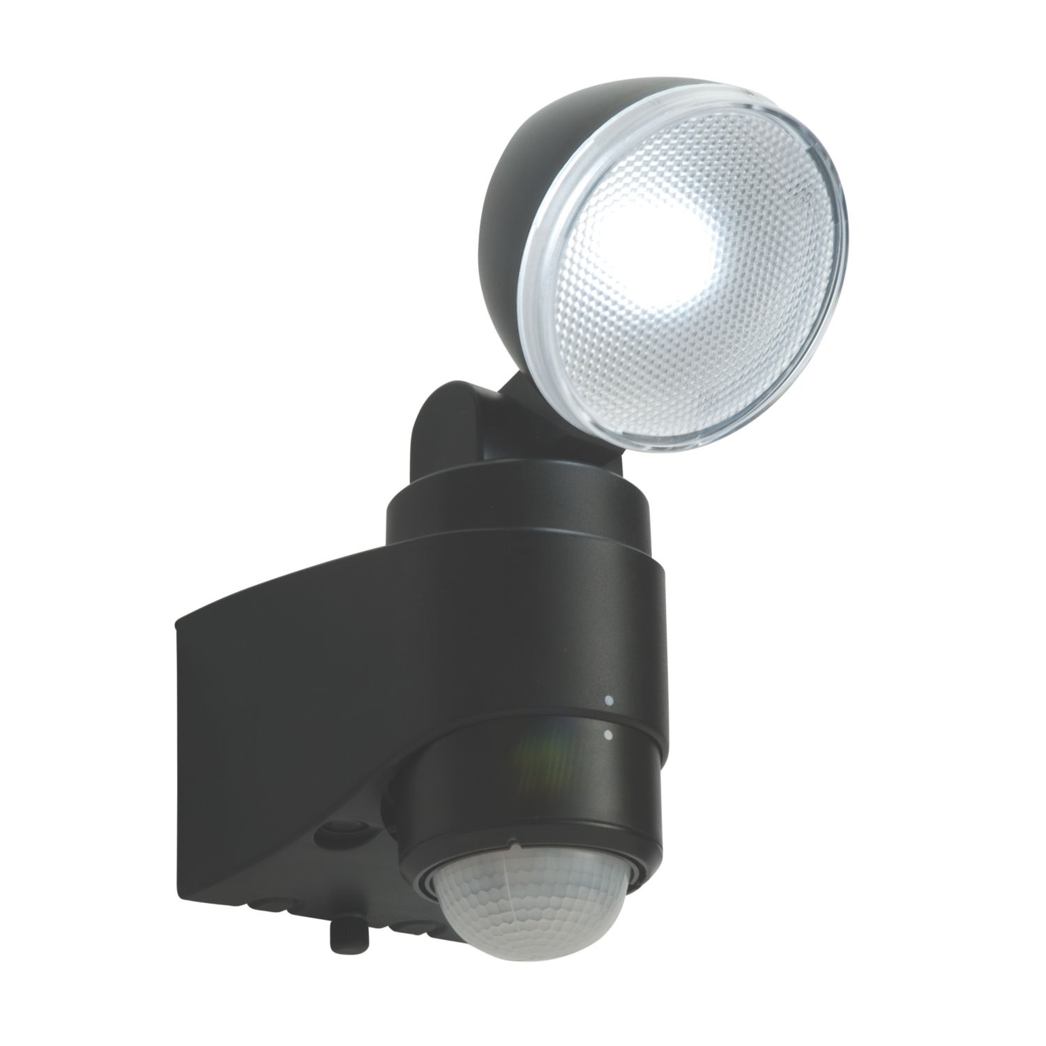 Saxby Laryn Outdoor LED Floodlight With PIR Sensor Black 1 x 2W 160lm (5278J)