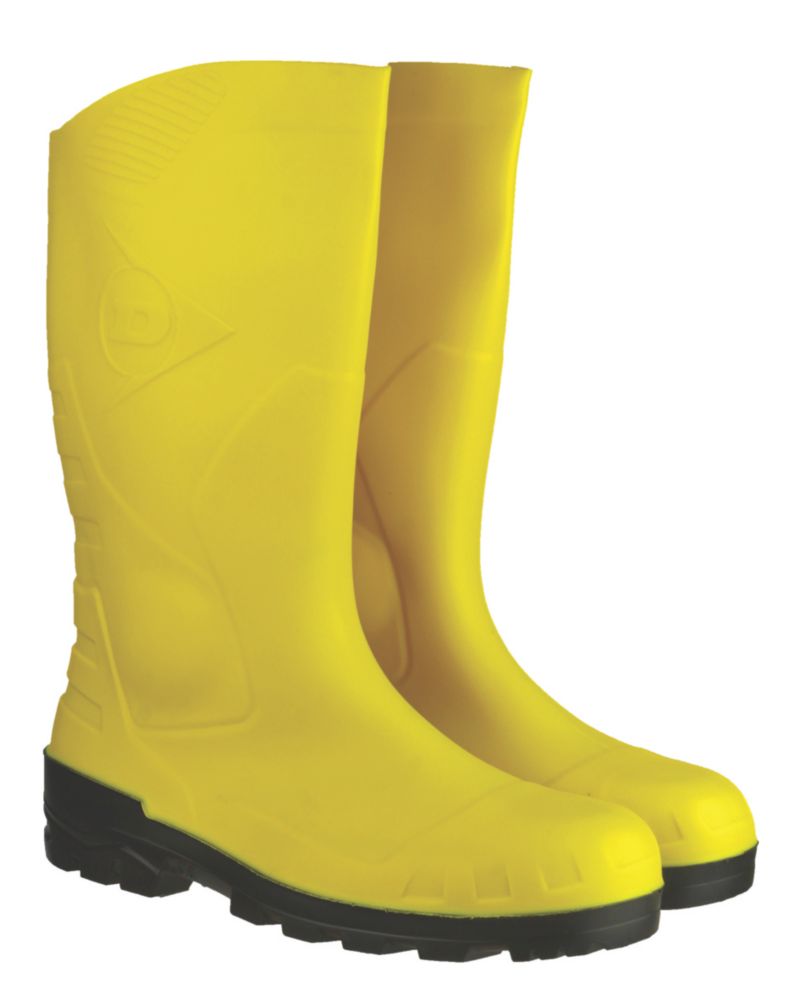 Dunlop on sale yellow boots