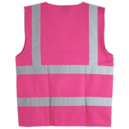 Pro RTX High Visibilty  Waistcoat Raspberry 3X Large 56" Chest