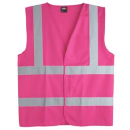Pro RTX High Visibilty  Waistcoat Raspberry 3X Large 56" Chest