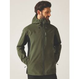 Regatta Birchdale II Waterproof & Breathable Jacket Olive Night / Black Large Size 48.4" Chest