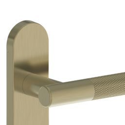 Cooke & Lewis Damgan Lever on Backplate Door Handles Pair Antique Brass