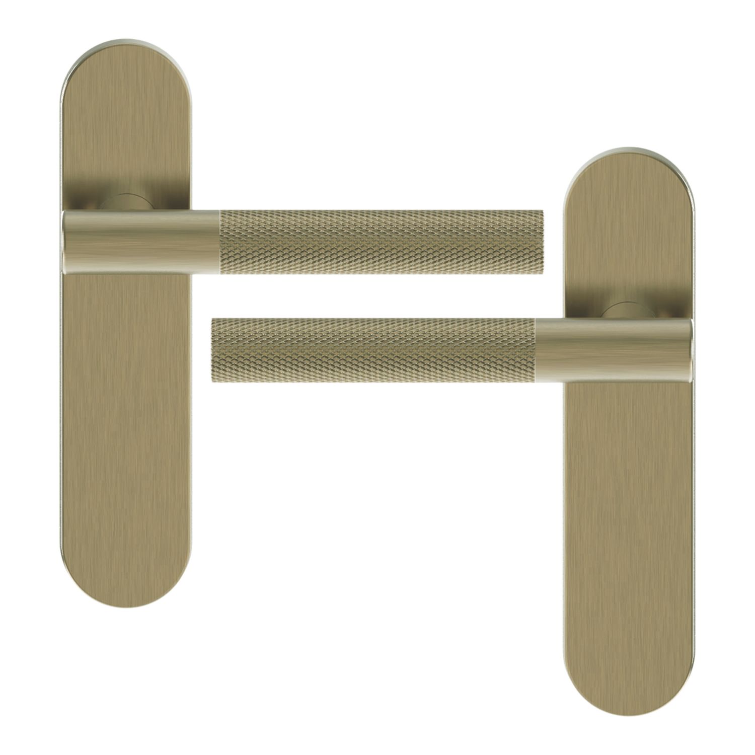 Cooke & Lewis Damgan Lever on Backplate Door Handles Pair Antique Brass (527CM)