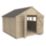 Forest  10' x 10' (Nominal) Apex Overlap Timber Shed with Assembly