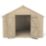 Forest  10' x 10' (Nominal) Apex Overlap Timber Shed with Assembly