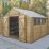 Forest  10' x 10' (Nominal) Apex Overlap Timber Shed with Assembly