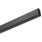 Rail & Tube Solutions Oval Wardrobe Rail Matt Black 1219mm x 15mm