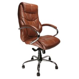 Nautilus Designs Sandown High Back Executive Chair Tan