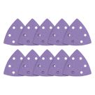 Trend  AB/OSC/120A 120 Grit 6-Hole Punched Multi-Material Sanding Sheets 93mm x 93mm 10 Pack