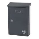 Smith & Locke  Compact Post Box Grey Gloss