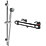 ETAL Squire Rear-Fed Exposed Polished Chrome Thermostatic Bar Mixer Shower