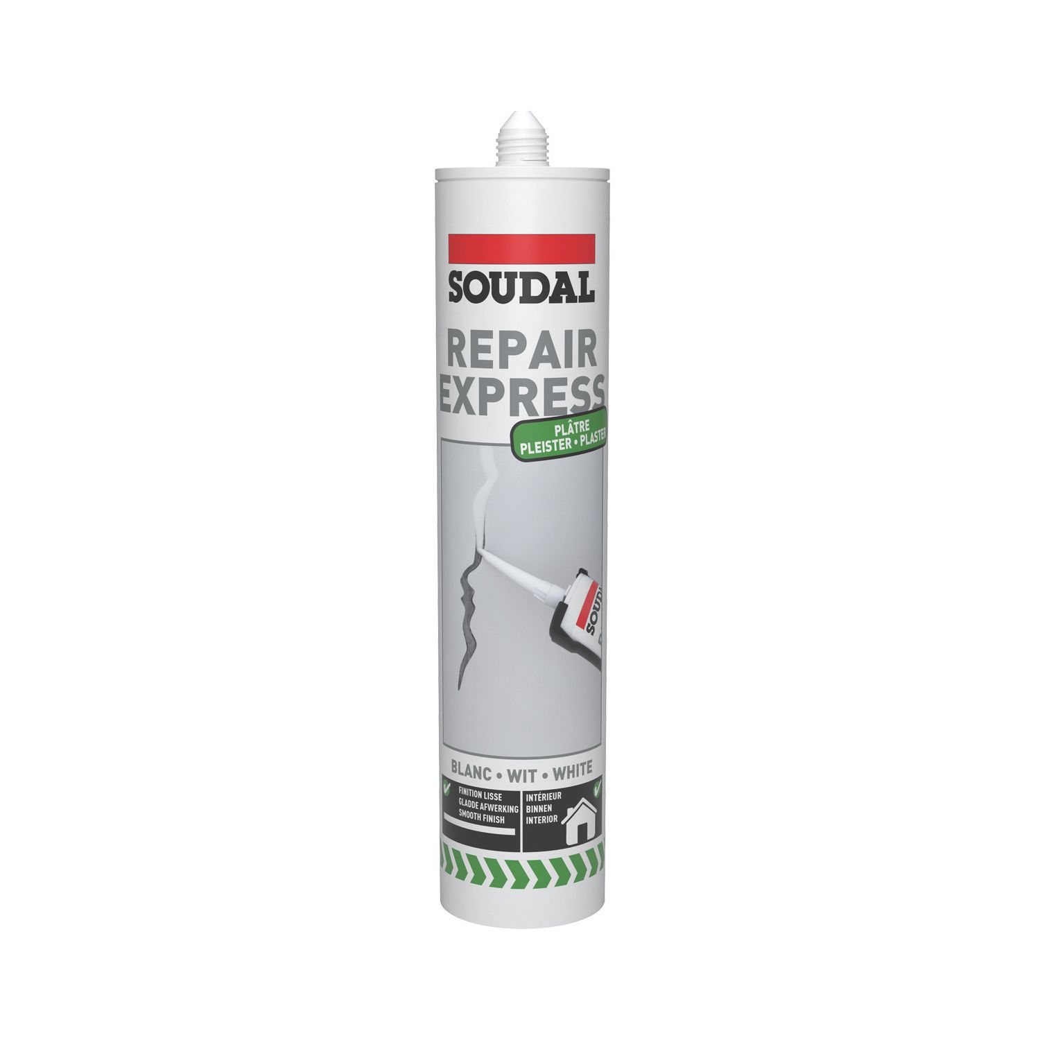 Soudal Repair Express Plaster Filler White 290ml (527RG)
