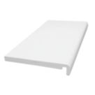 FloPlast Mammoth Fascia Boards White 250mm x 18mm x 3000mm 2 Pack