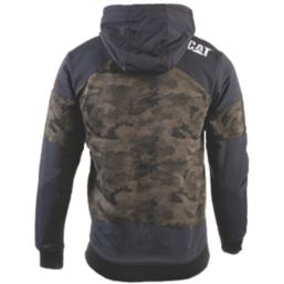 CAT Trade Hooded Sweatshirt Night Camo Black XX Large 50-53" Chest