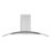 Essentials NNCGHS90UK Curved Glass Hood Stainless Steel 900mm