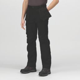 Regatta Incursion Work Trousers Black 32" W 31" L