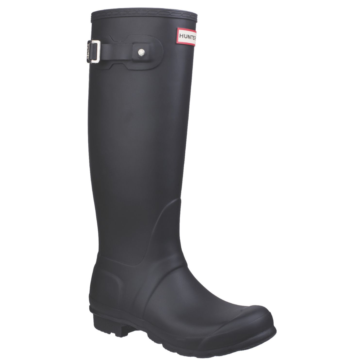 Hunter Original Tall Size 4 Womens Black Non Safety Wellies (527YG)