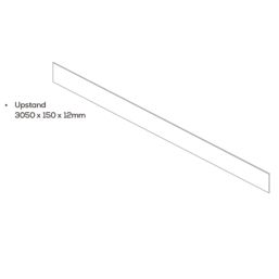 Mariz White Marble Upstand 3050mm x 150mm x 12mm