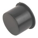 FloPlast Push-Fit Socket Plug Black 40mm