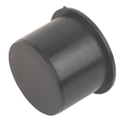 FloPlast Push-Fit Socket Plug Black 40mm