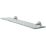 Croydex Pendle Chrome Zinc Alloy Flexi-Fix Glass Bathroom Shelf 590mm x 135mm x 54mm