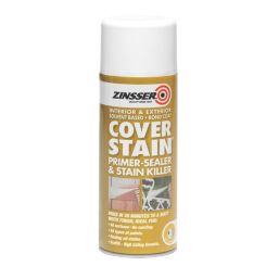 Zinsser Cover Stain Spray White 400ml