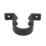FloPlast Solvent Weld Pipe Clips Black 32mm 20 Pack