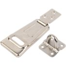 Smith & Locke Hasp & Staple Nickel 96mm