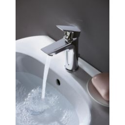 Ideal Standard Tesi Chrome 159mm Standard Lever Mono Basin Mixer Tap  With Pop-Up Waste