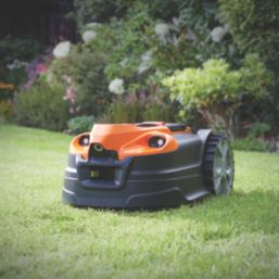 LawnMaster 24V 4.0Ah Lithium MX Brushless Cordless 18cm VBRM18AMDR Vision Robotic Mower with Docking Station