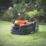 LawnMaster 24V 4.0Ah Lithium MX Brushless Cordless 18cm VBRM18AMDR Vision Robotic Mower with Docking Station
