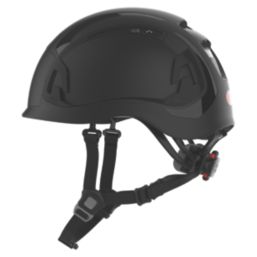 JSP EVO ALTA Baseworker Safety Helmet with Chinstrap Black