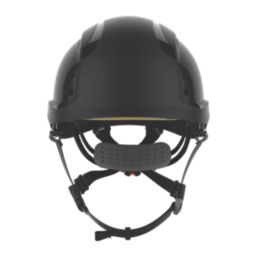JSP EVO ALTA Baseworker Safety Helmet with Chinstrap Black