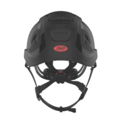 JSP EVO ALTA Baseworker Safety Helmet with Chinstrap Black