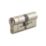 Yale Fire Rated 1 Star 6-Pin Euro Cylinder 45-50 (95mm) Satin Nickel