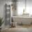 Masterplug 1320mm x 510mm 3412BTU Anthracite Flat Electric Towel Radiator