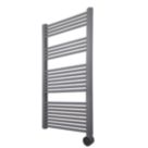 Masterplug 1320mm x 510mm 3412BTU Anthracite Flat Electric Towel Radiator